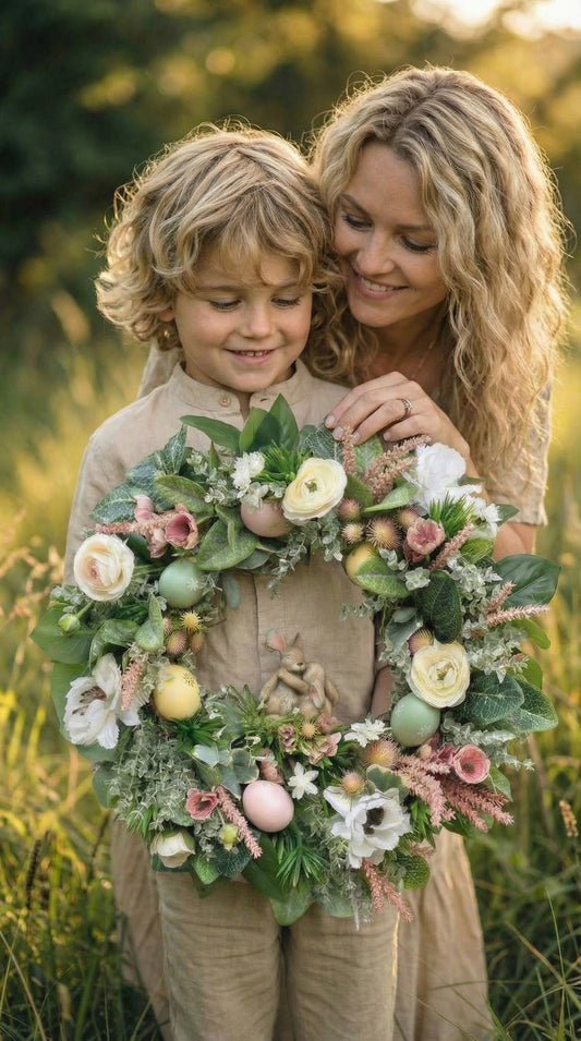 Family Love Easter Wreath