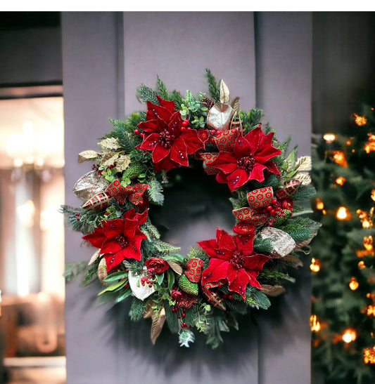 Festive Christmas Symphony Wreath