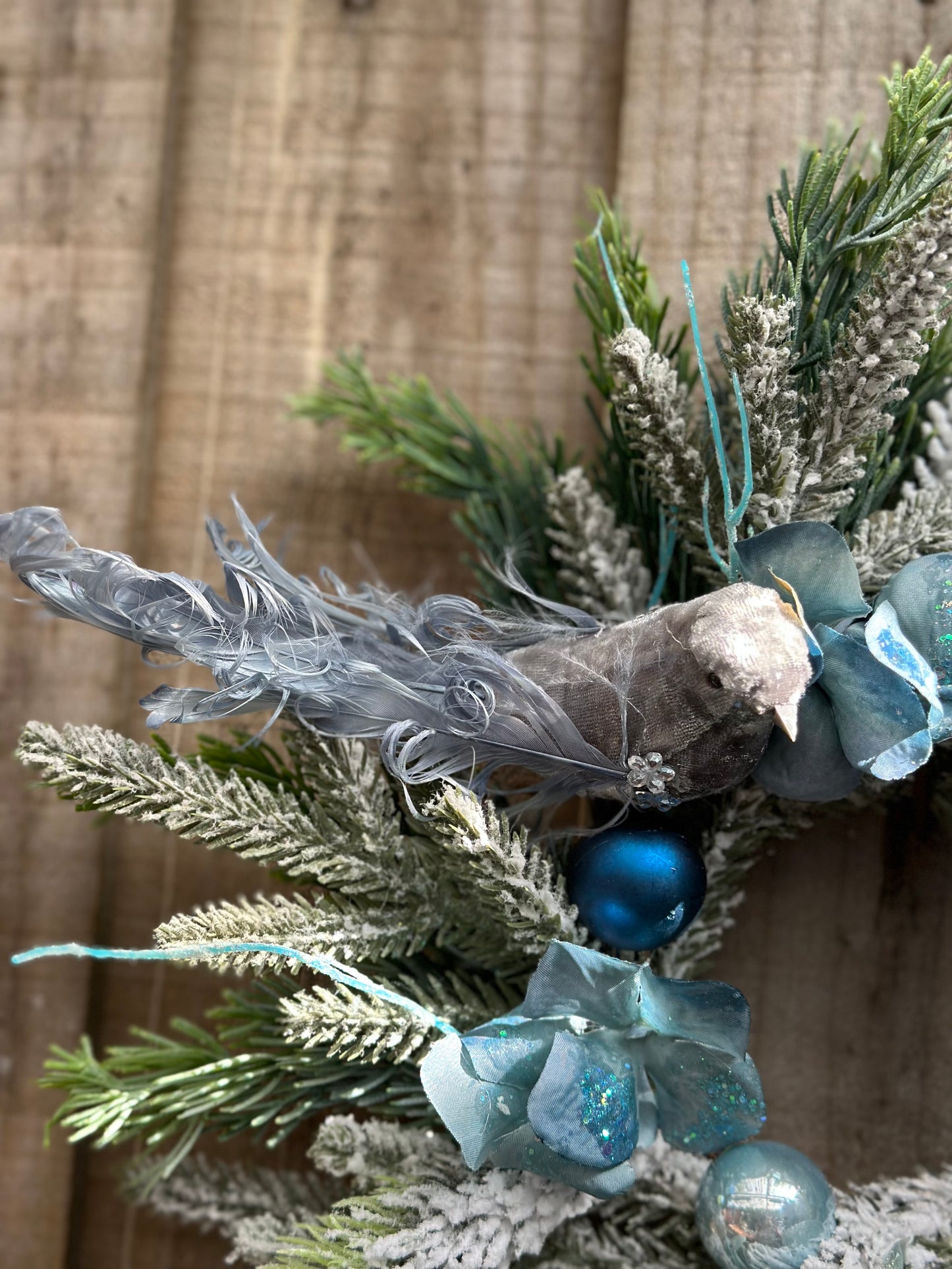Bluebird Frosty Serenade Wreath