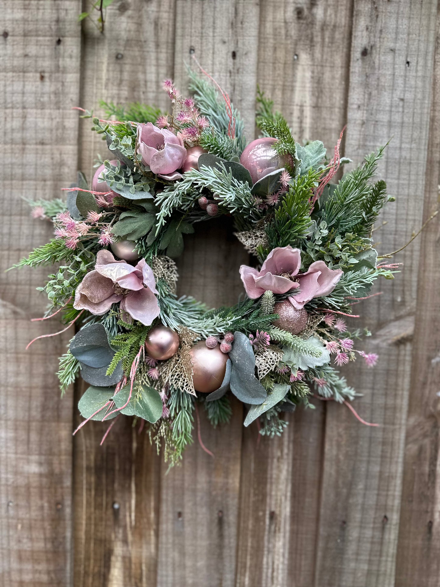 Rose Gold Wonderland Wreath