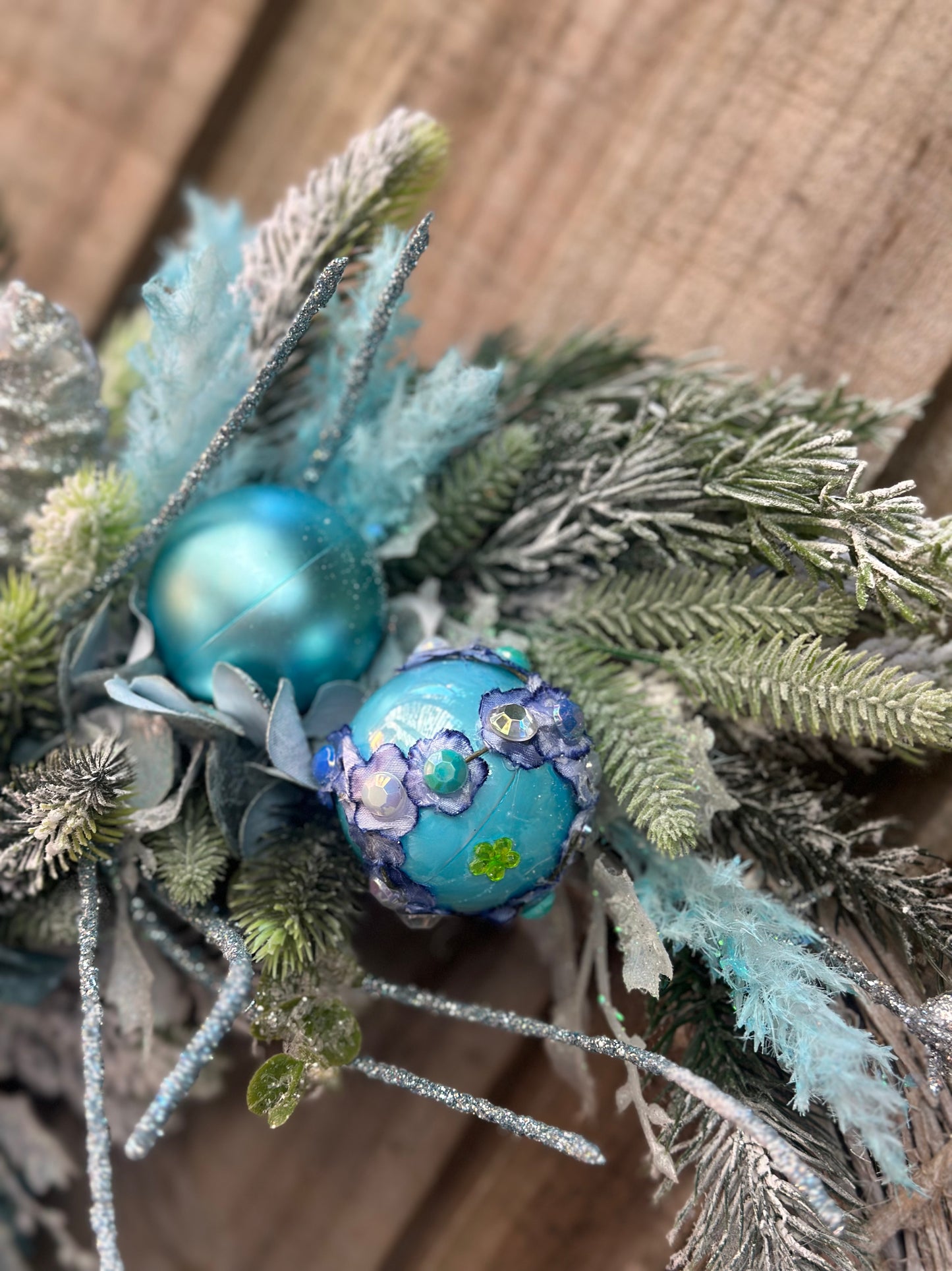 Snow Queen Christmas Wreath