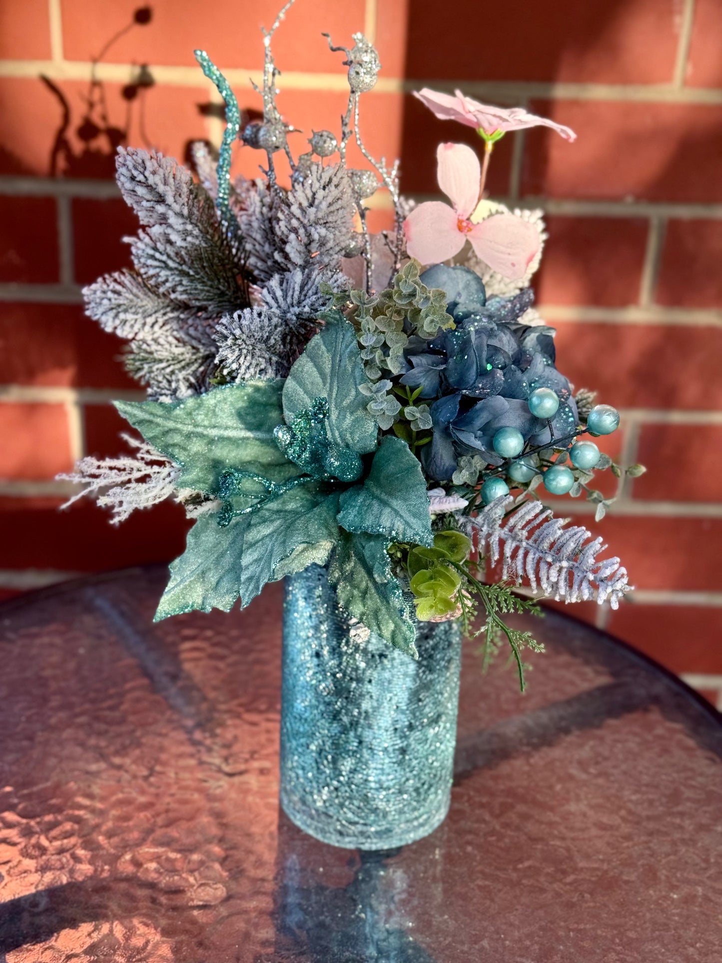Coastal Christmas Floral Arrangement
