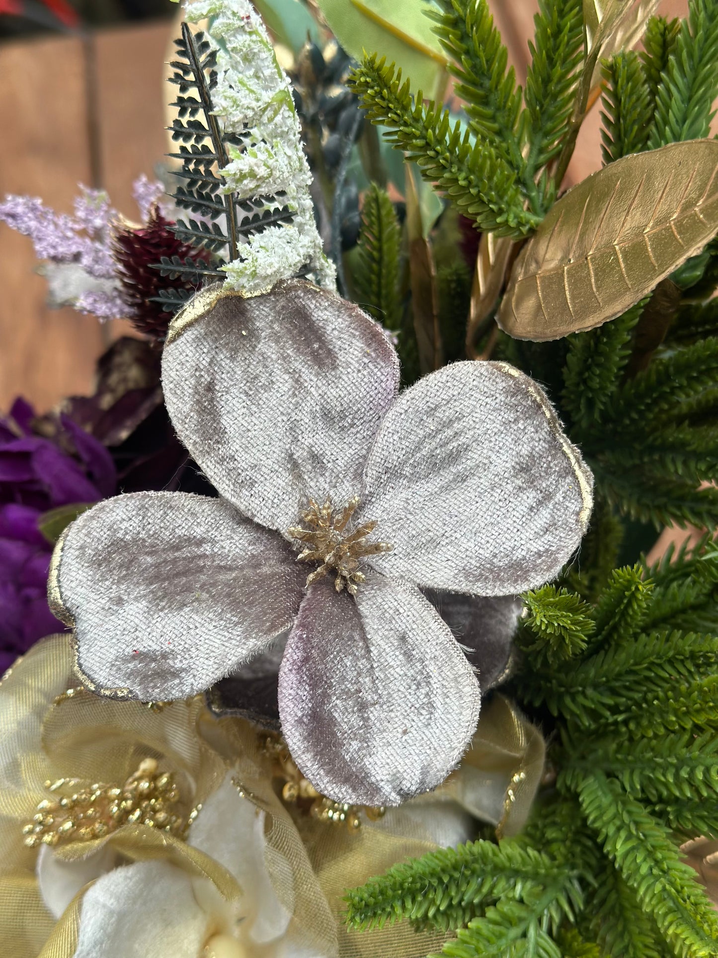 Sugar Plum Elegance Floral Arrangement