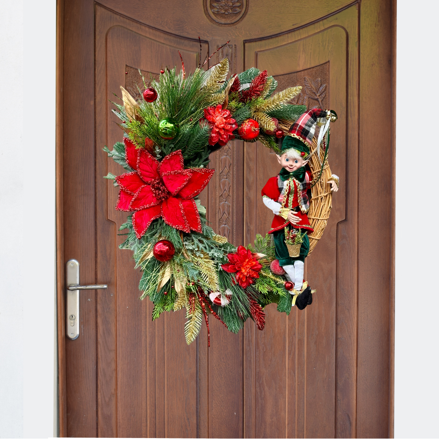 Tartan Whimsy Wonder Christmas Wreath