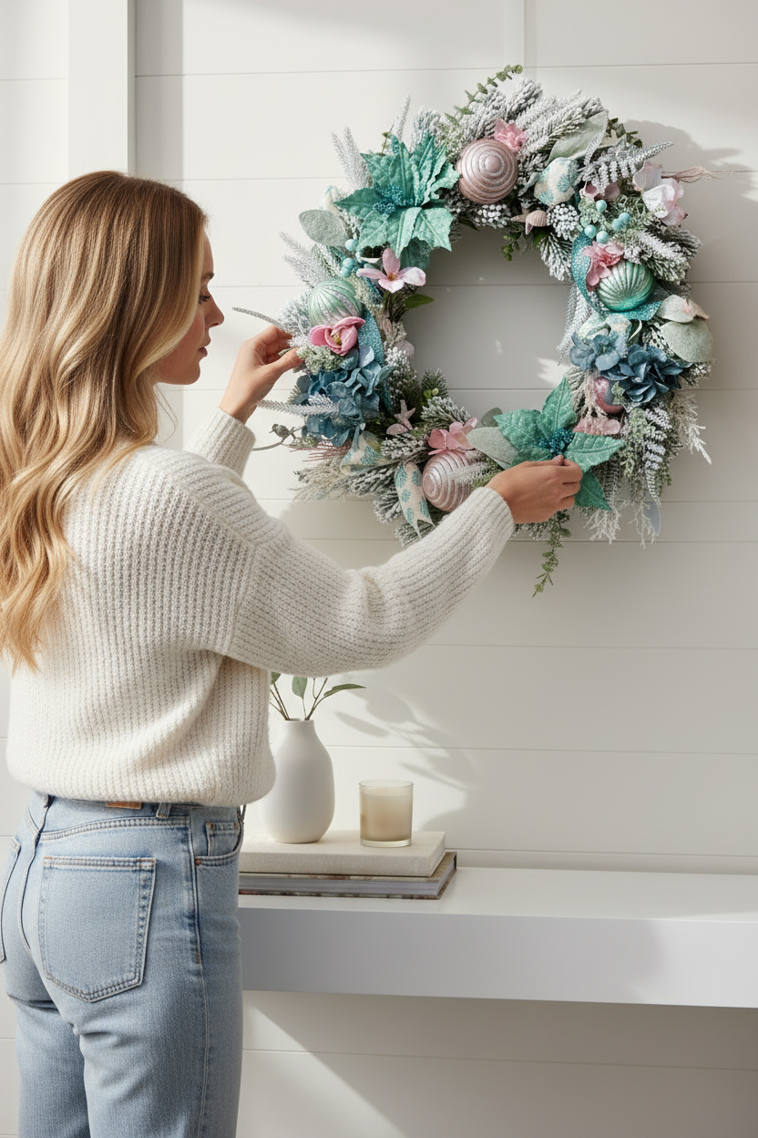 Coastal Christmas Wreath