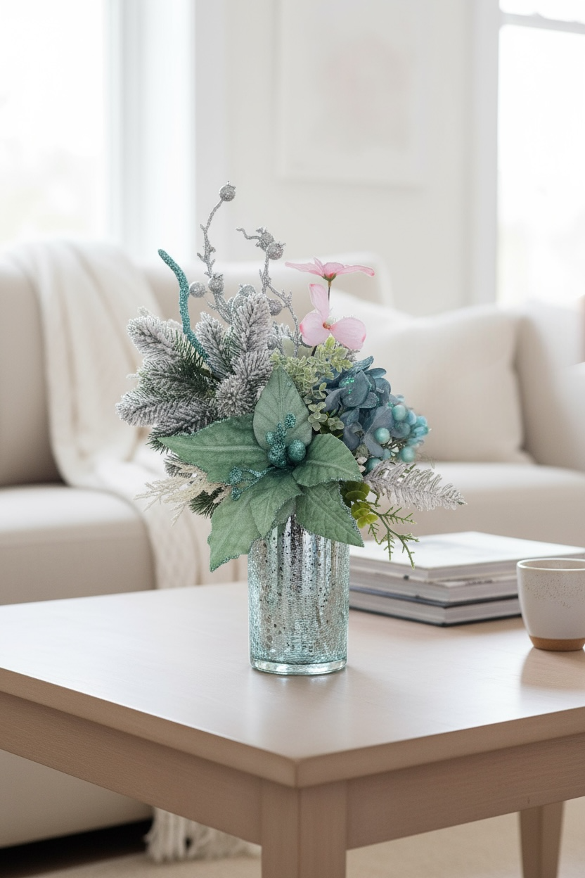 Coastal Christmas Floral Arrangement