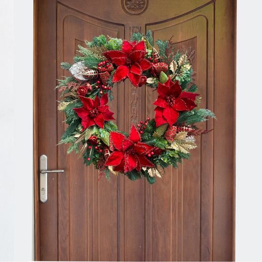Festive Harmony Christmas Wreath