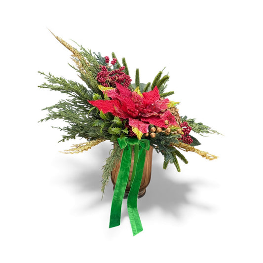 Holiday Berry & Bloom Christmas Arrangement