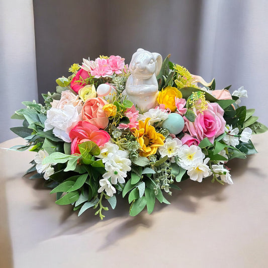 Egg Hunt Floral Fantasy Centrepiece