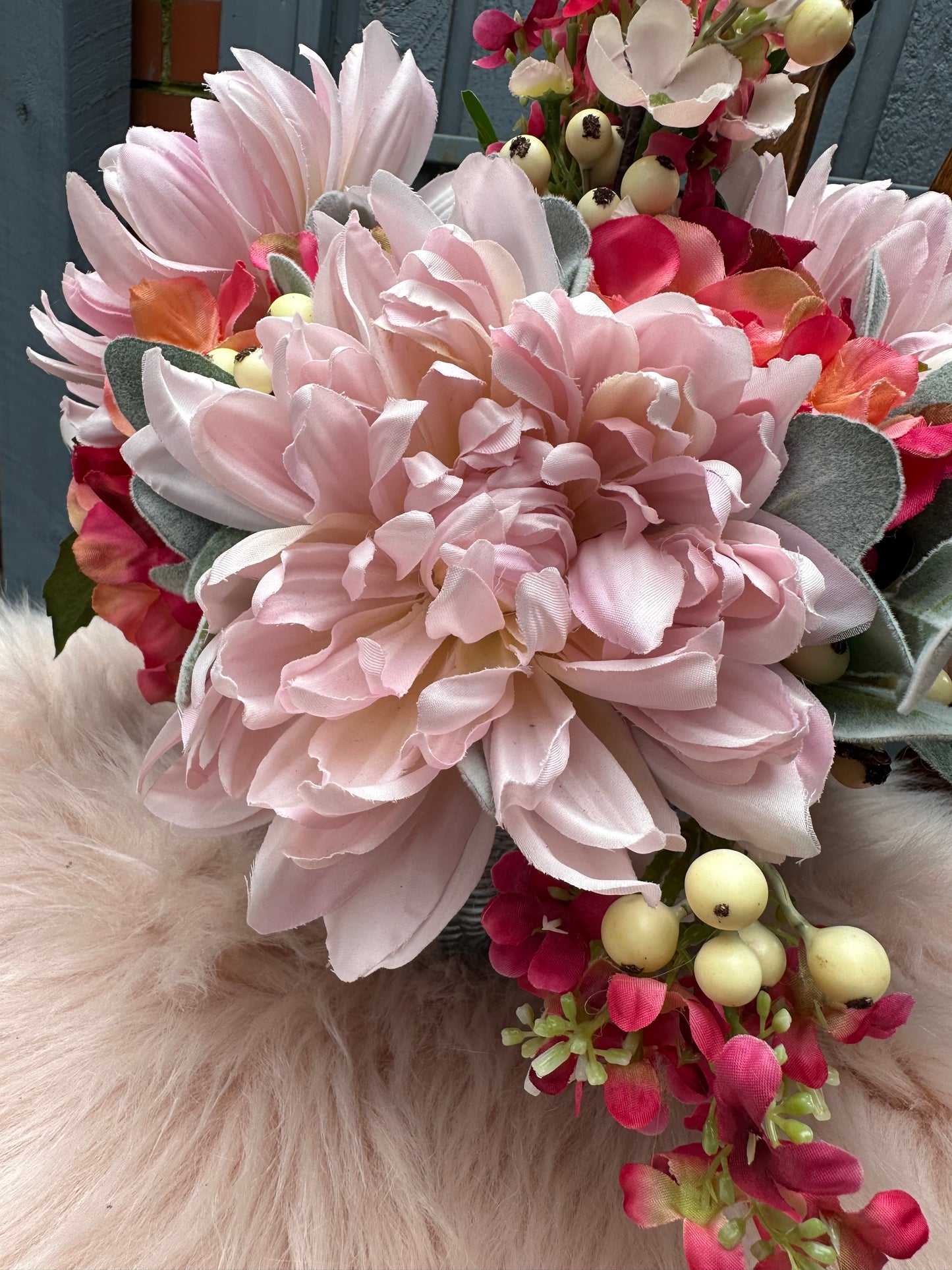 Blushing Blooms Elegance Floral arrangement