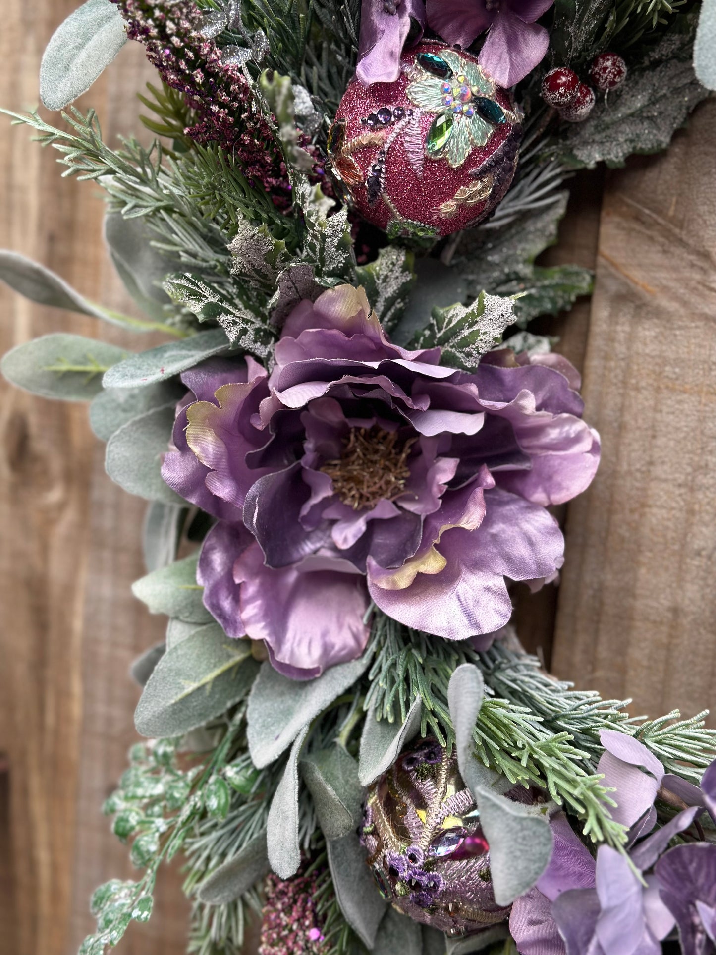Amethyst Serenade Christmas Wreath