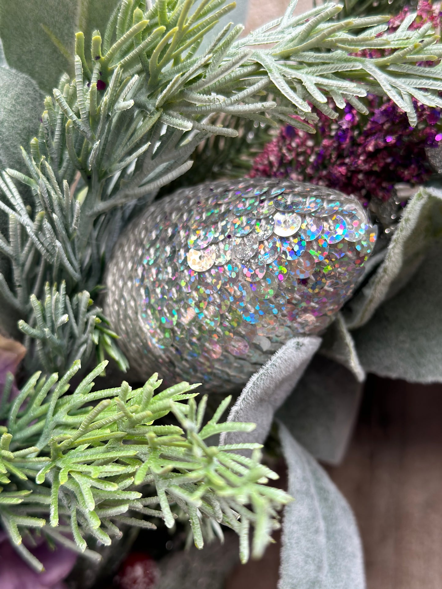 Amethyst Serenade Christmas Wreath