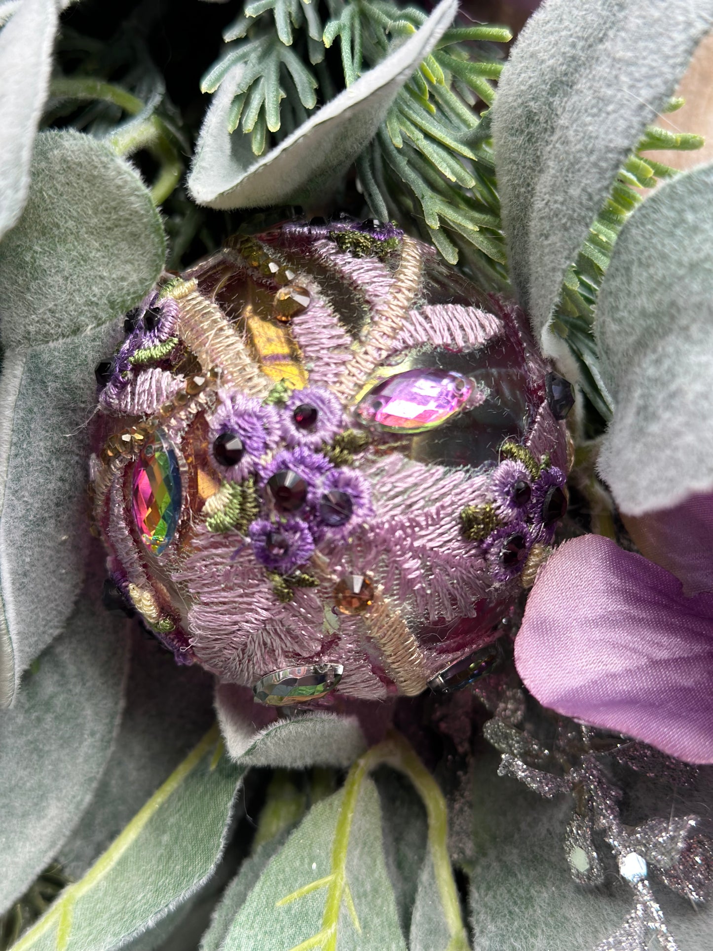 Amethyst Serenade Christmas Wreath