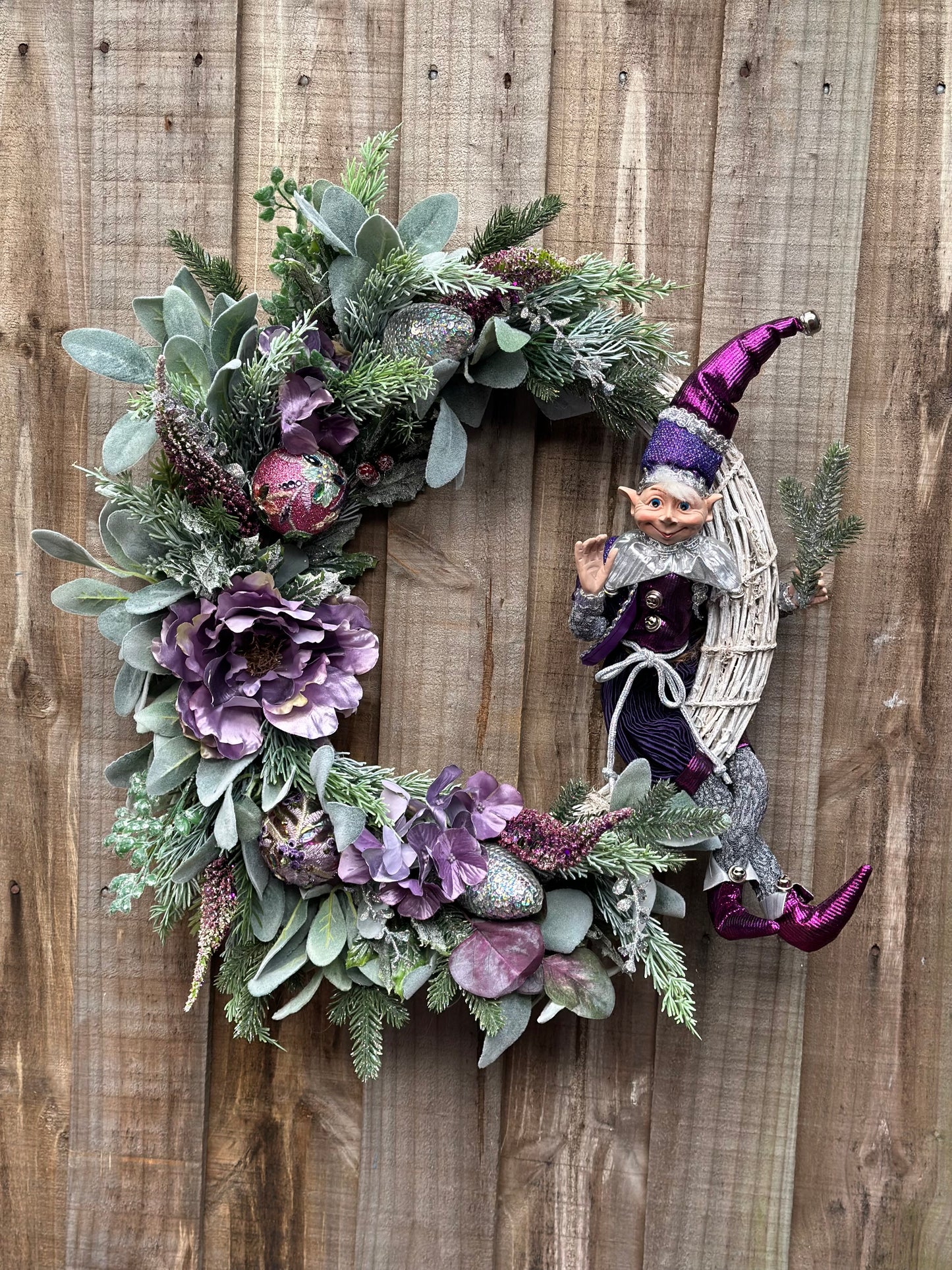 Amethyst Serenade Christmas Wreath
