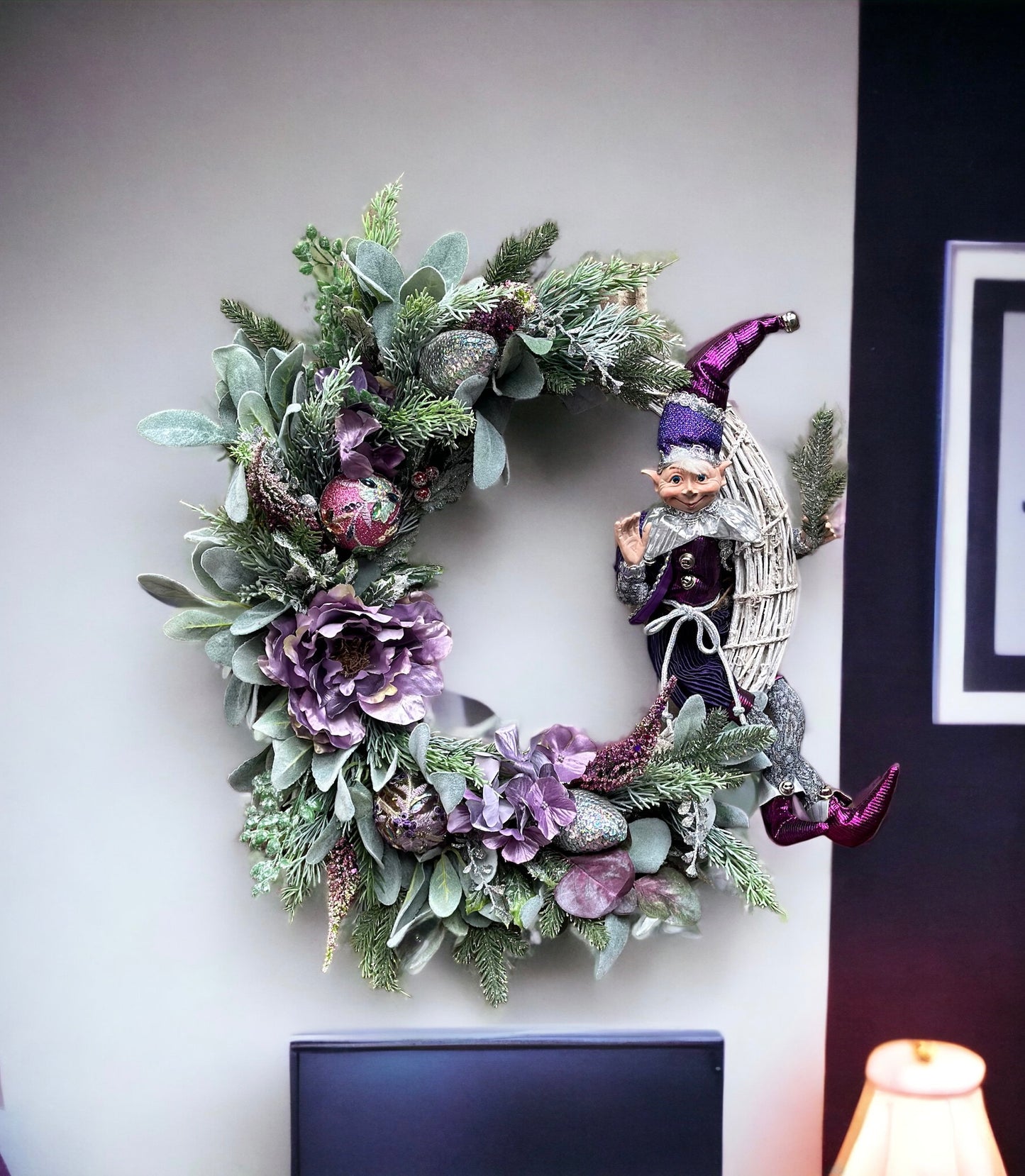 Amethyst Serenade Christmas Wreath
