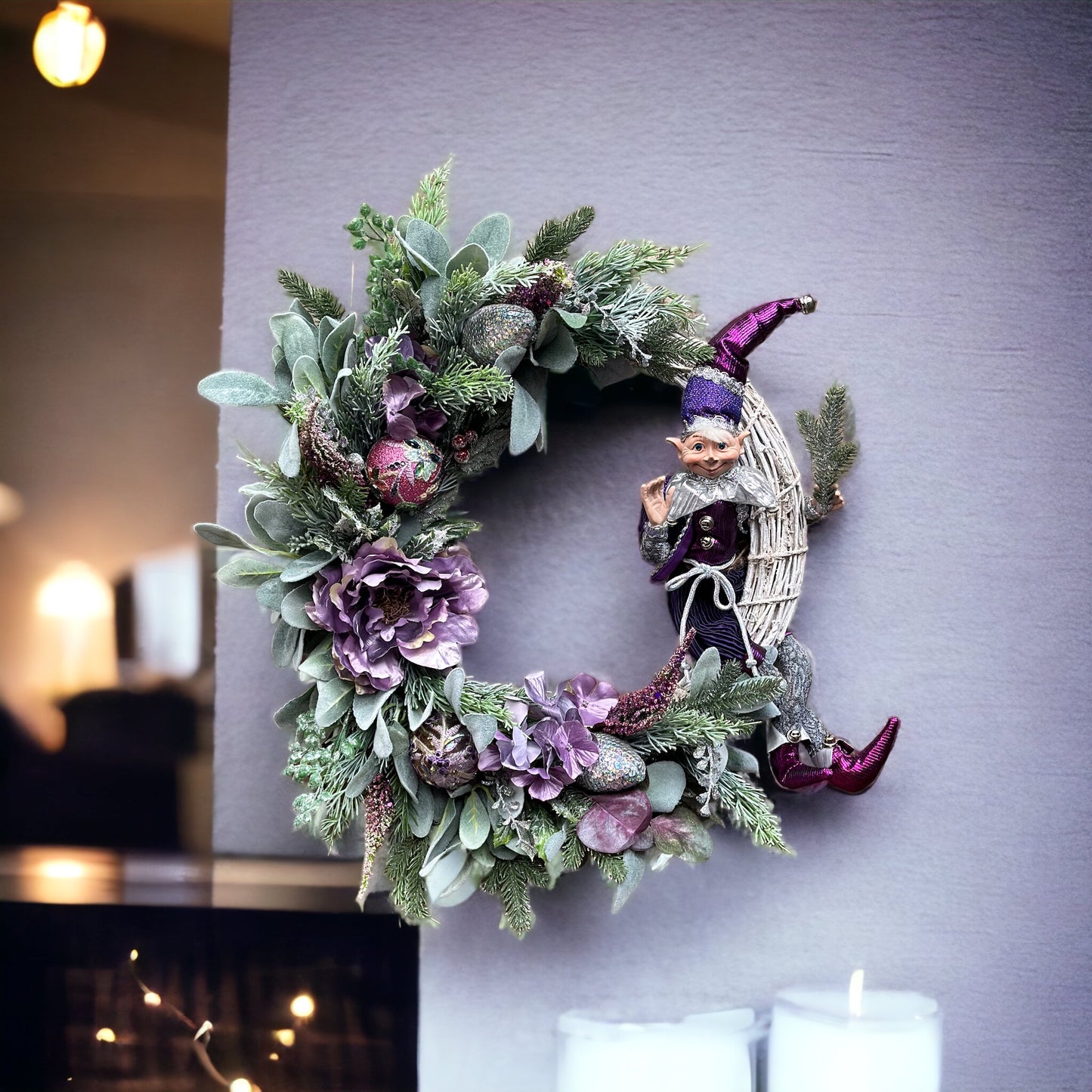 Amethyst Serenade Christmas Wreath