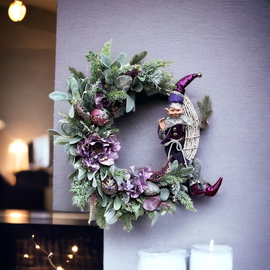 Amethyst Serenade Christmas Wreath