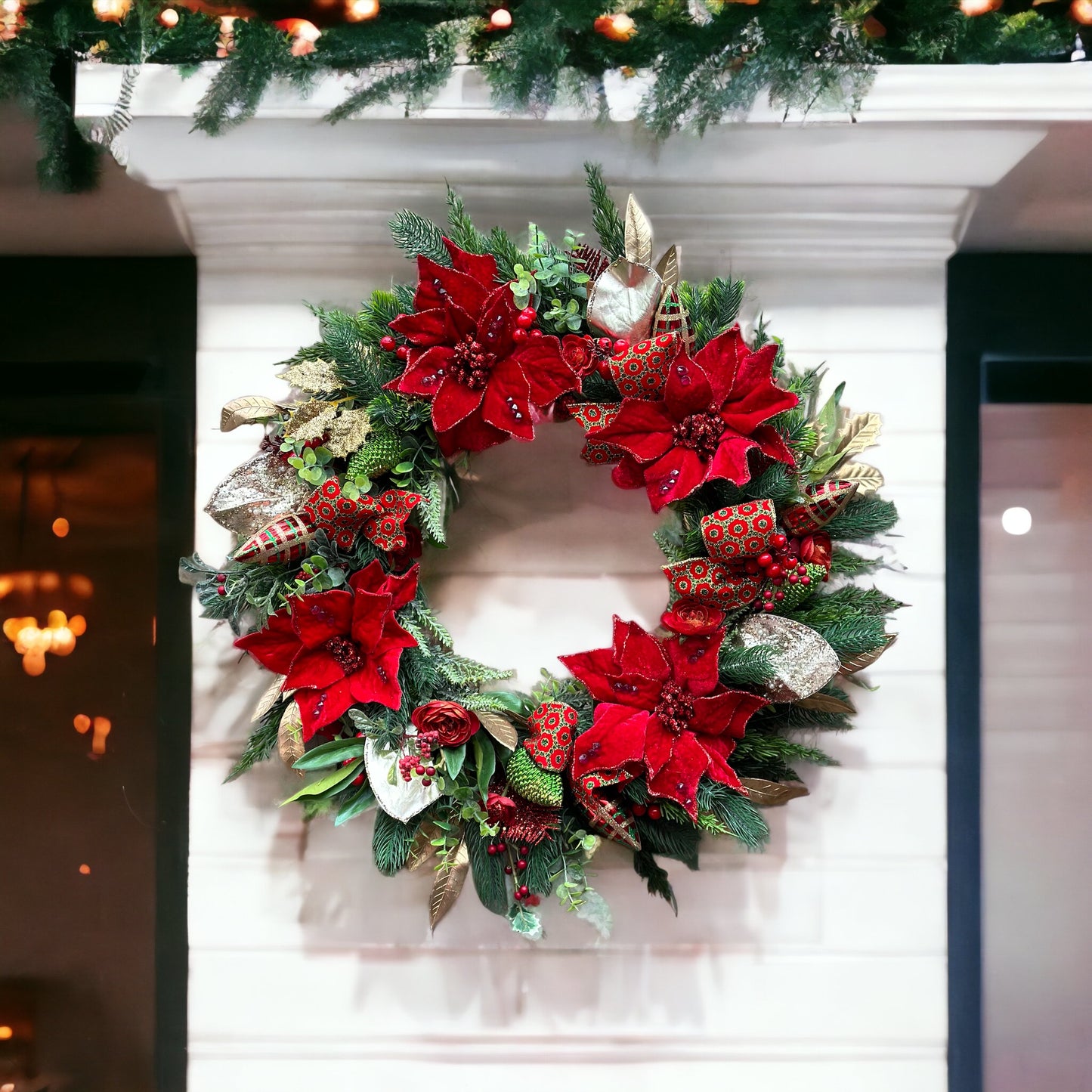 Festive Christmas Symphony Wreath