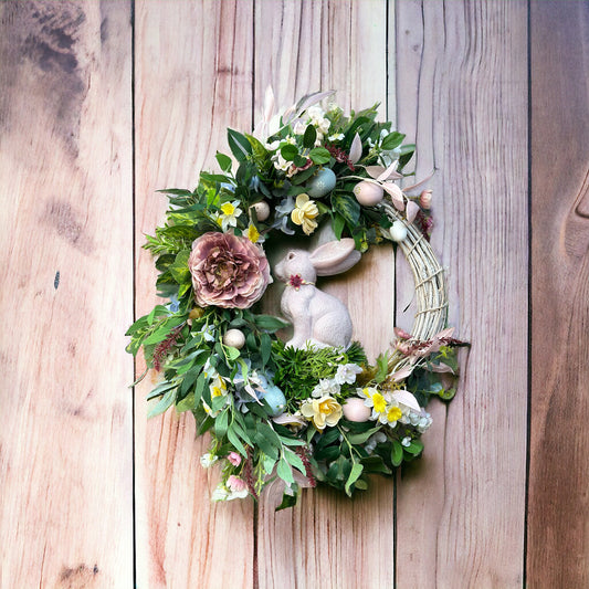 Mauve Easter Meadow Wreath