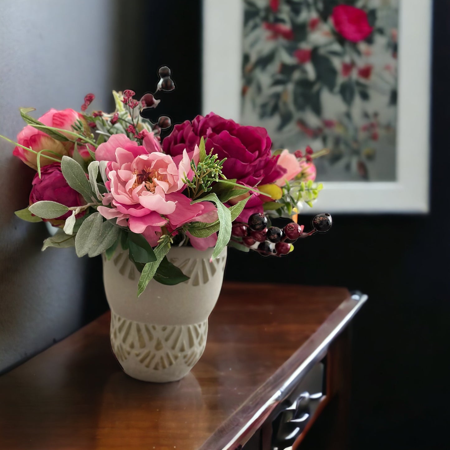 Burgundy Rhapsody Floral Arrangement