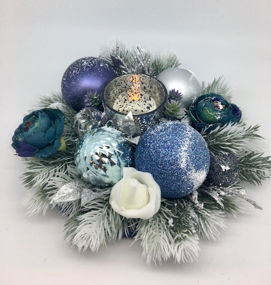 Shades of blue Candle Holder