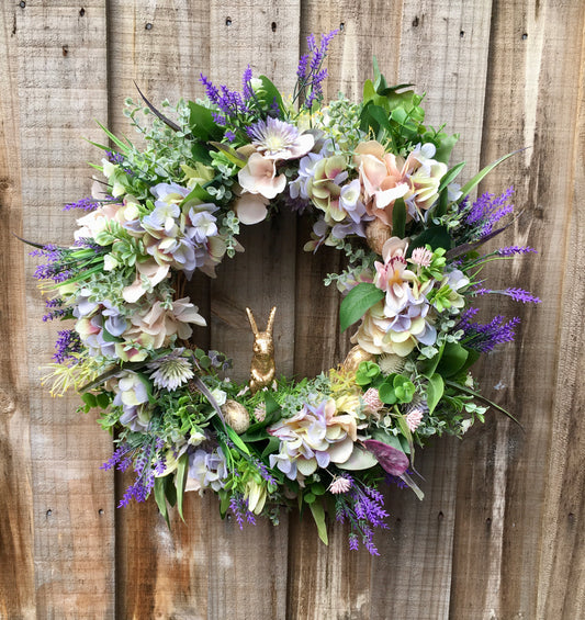 Lavender Easter Wreath