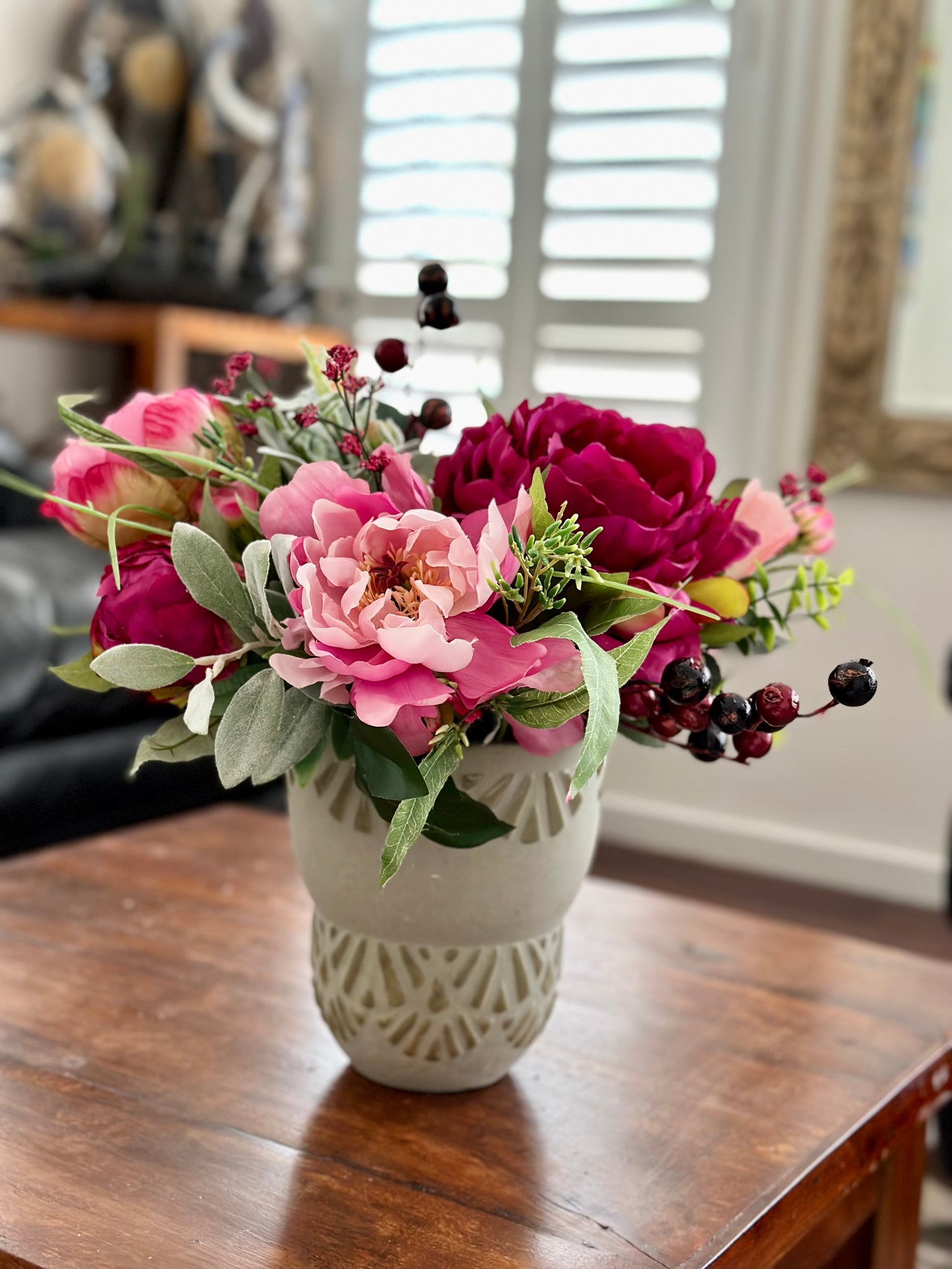 Burgundy Rhapsody Floral Arrangement