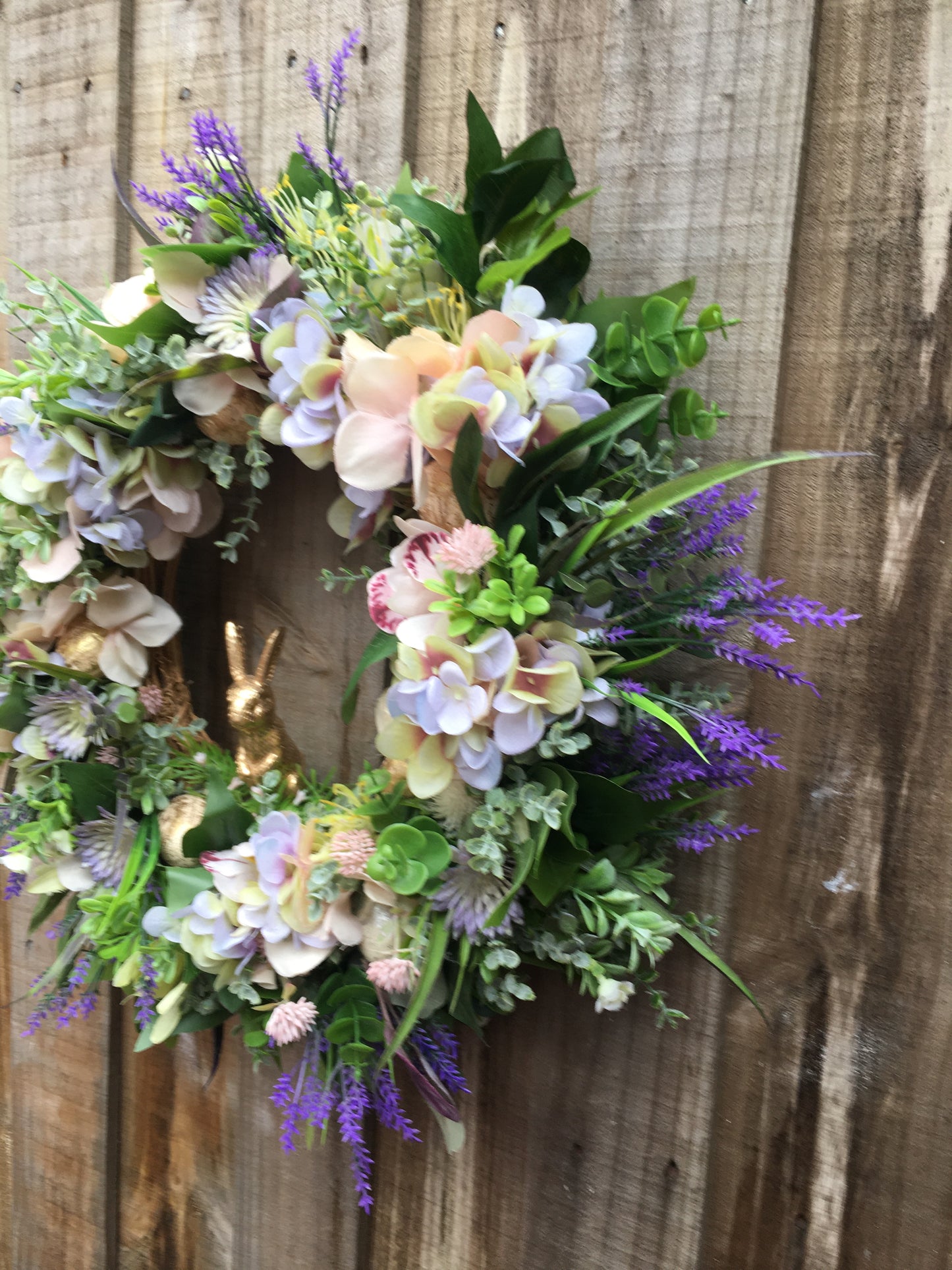 Lavender Easter Wreath