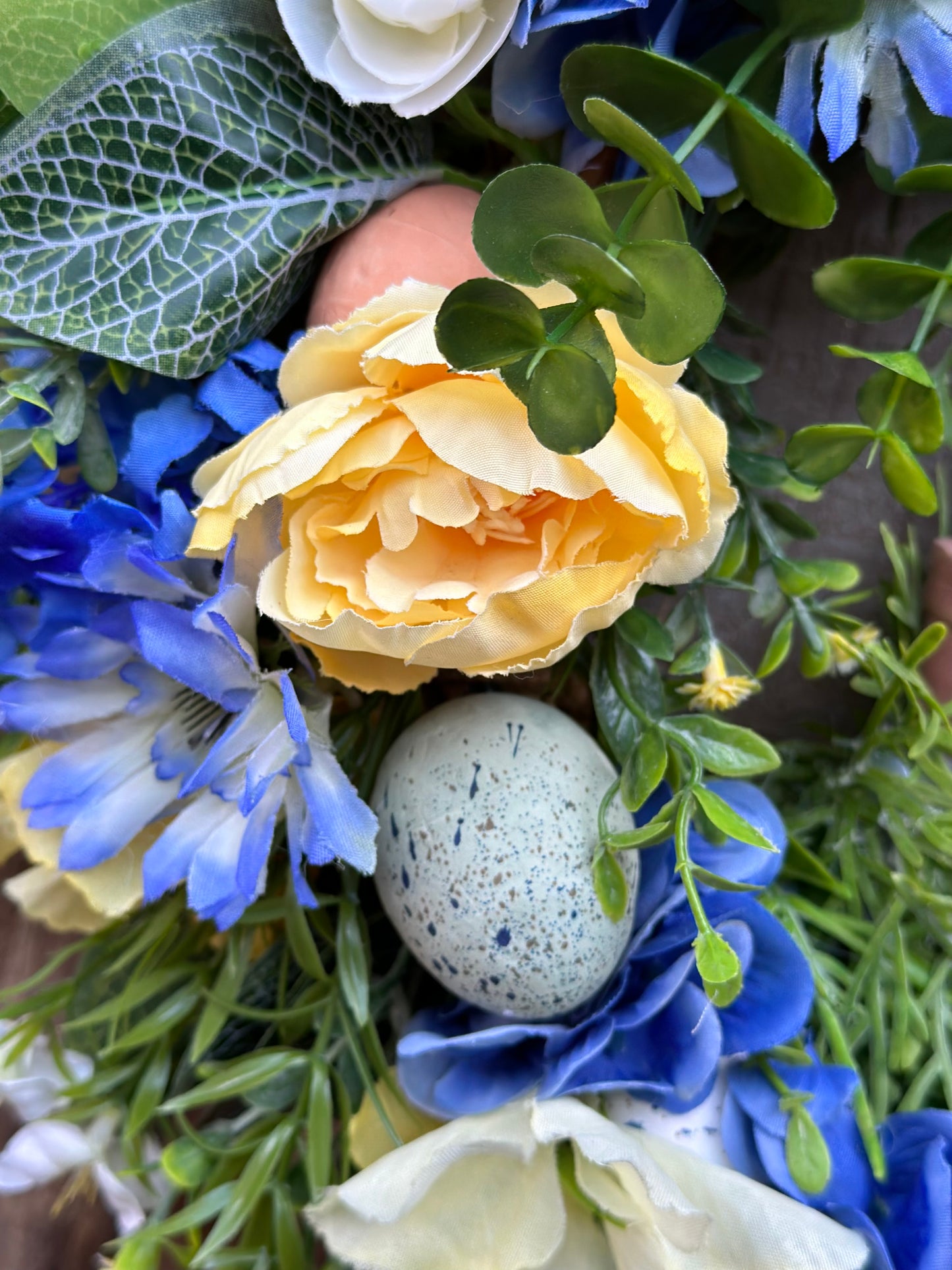 Bunny in a Pot Wreath