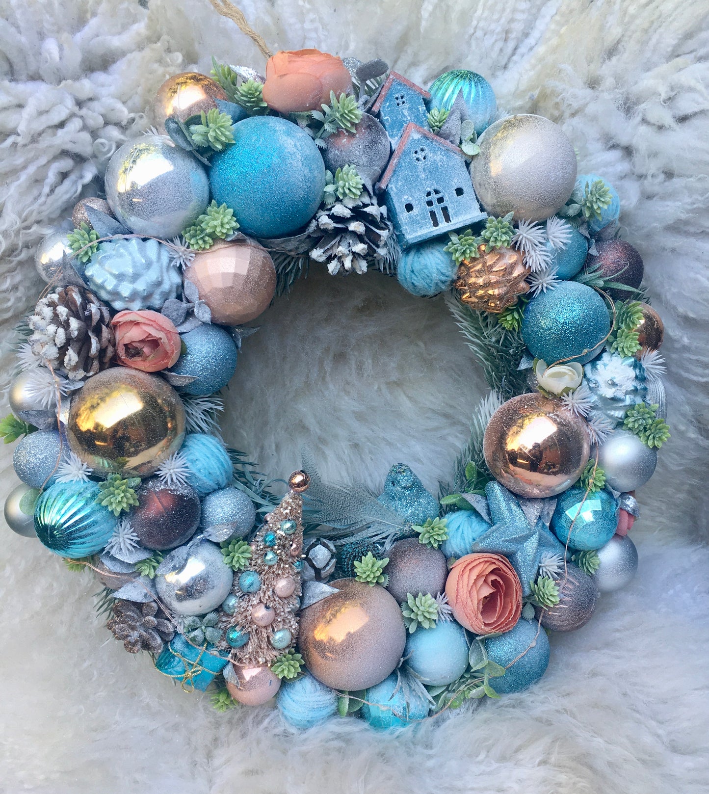 The Home of Blue Bird Wreath