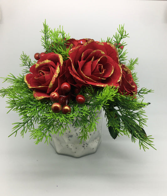 Christmas Romance Table Arrangement