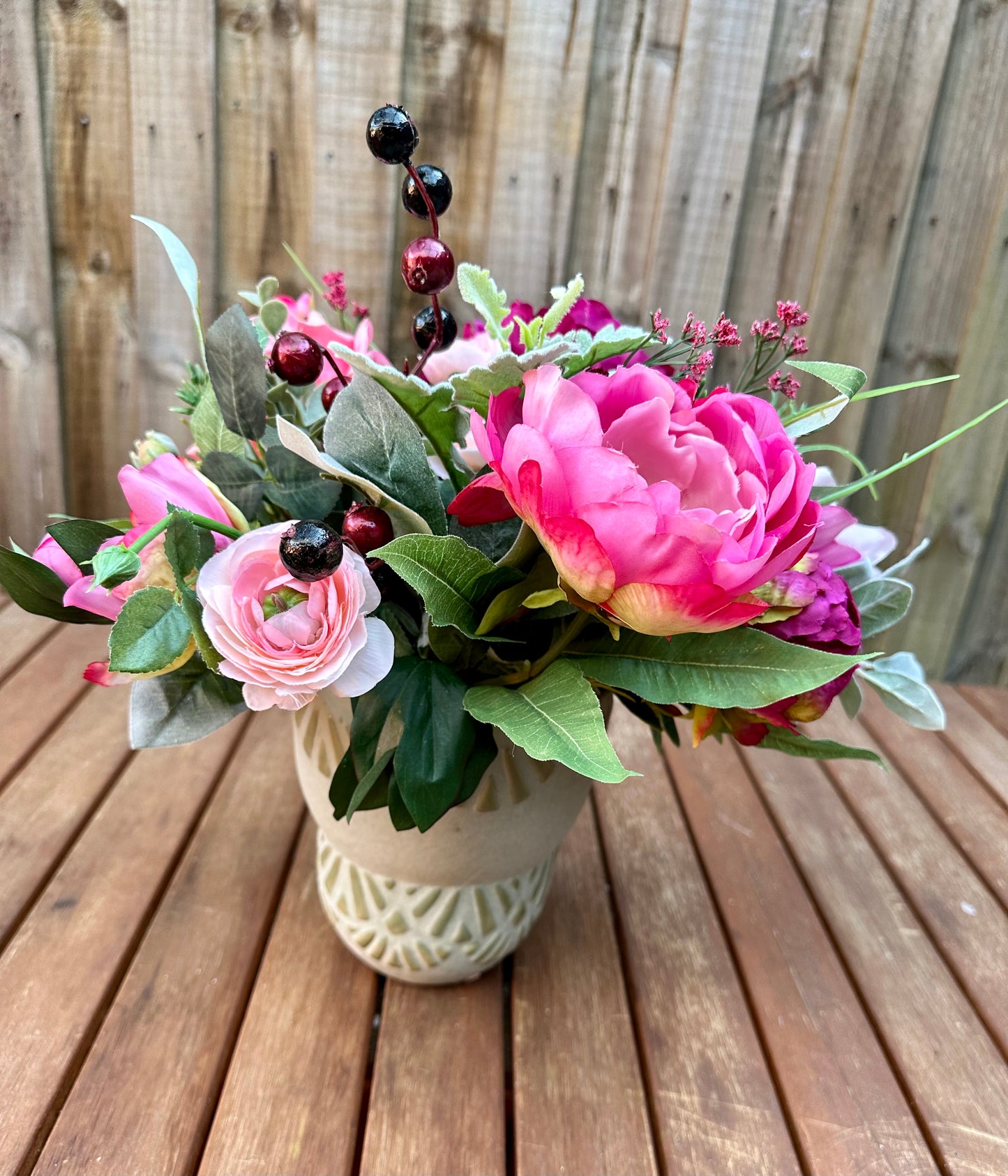 Burgundy Rhapsody Floral Arrangement