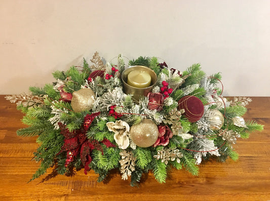 Victorian Style Christmas Centerpiece