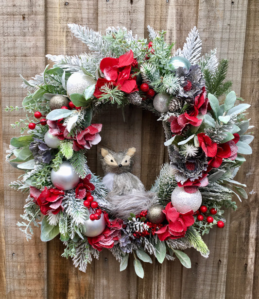 Fox Tale Christmas Wreath