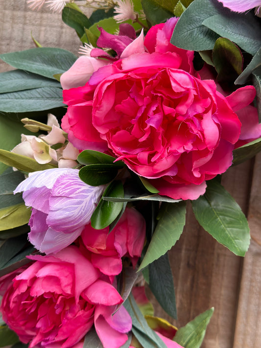 Raspberry Margarita Wreath