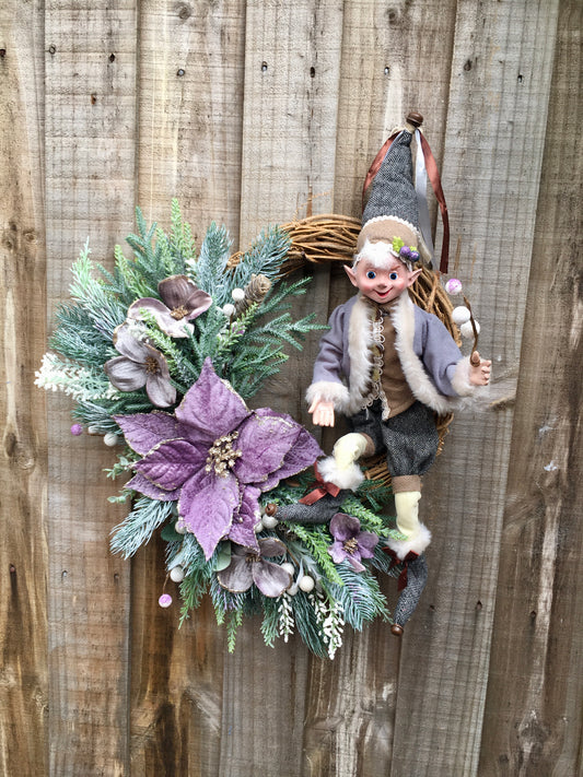 Lilac Dreams Christmas Wreath