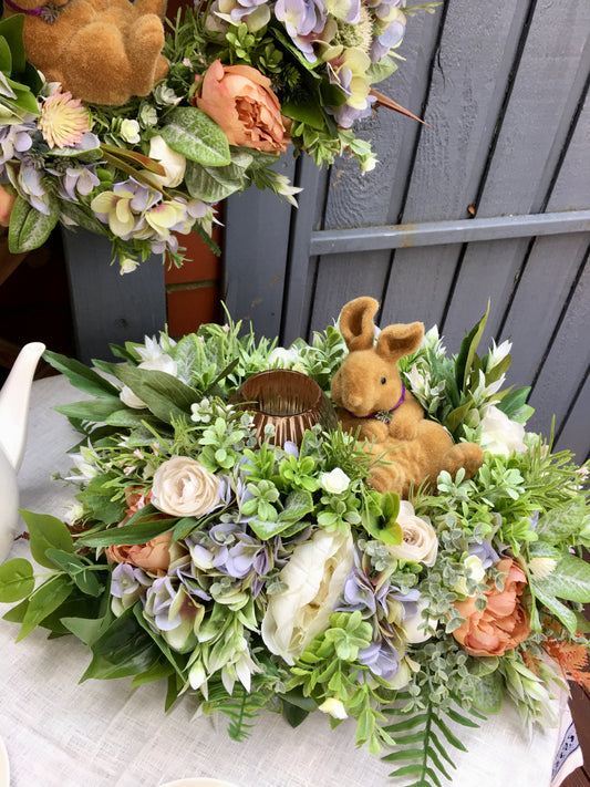 Vintage Easter Meadow Centrepiece