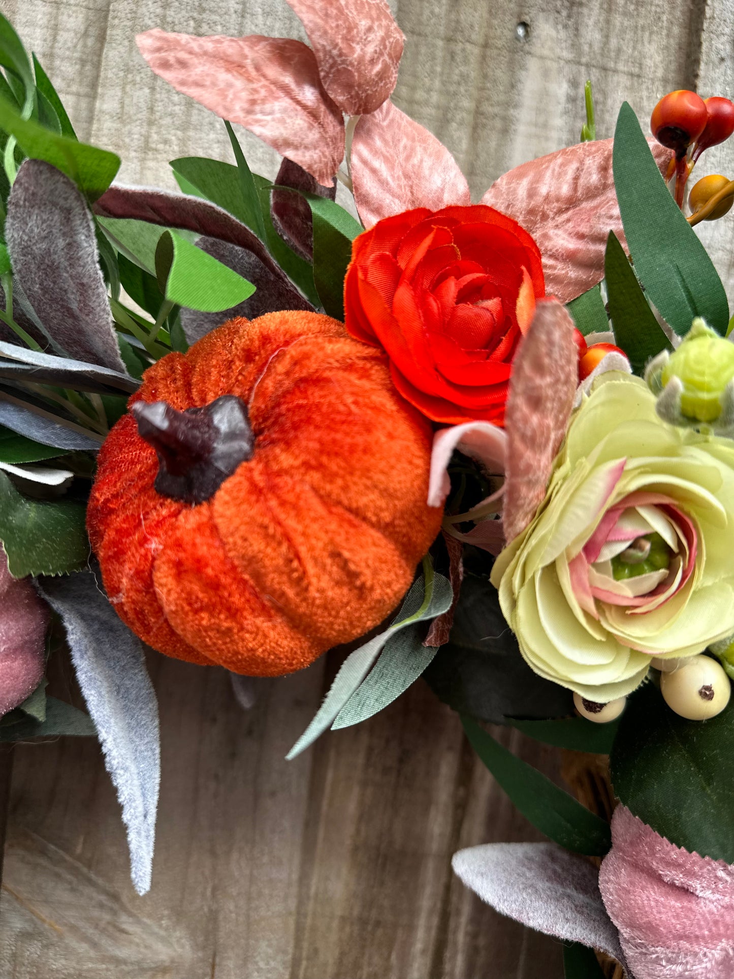 Pumpkin Spice Halloween Wreath