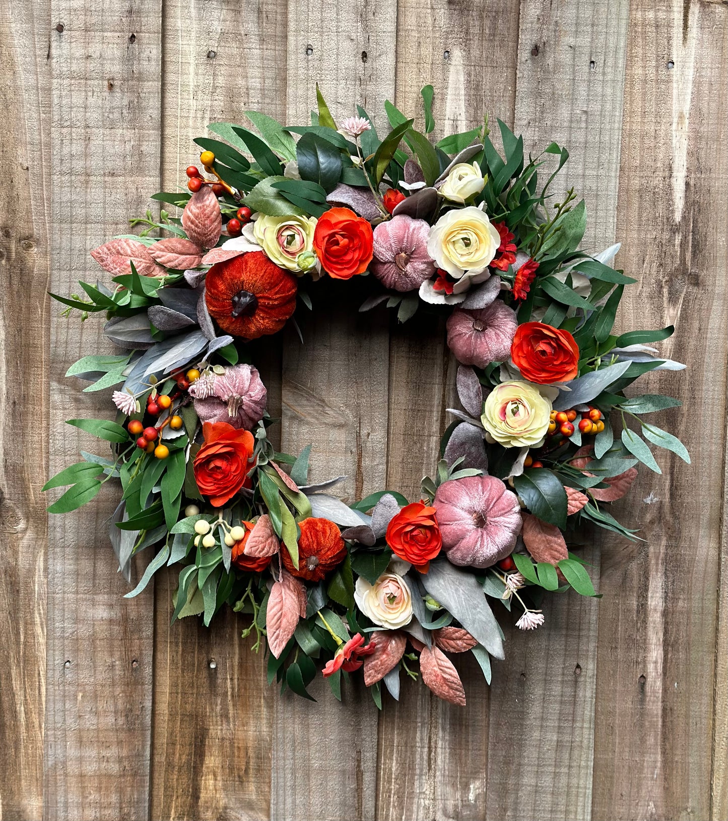 Pumpkin Spice Halloween Wreath