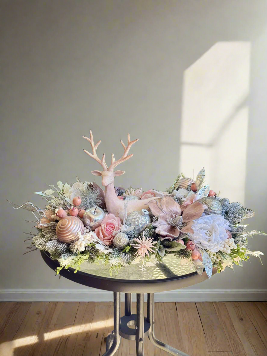 Frozen Petal Christmas Arrangement