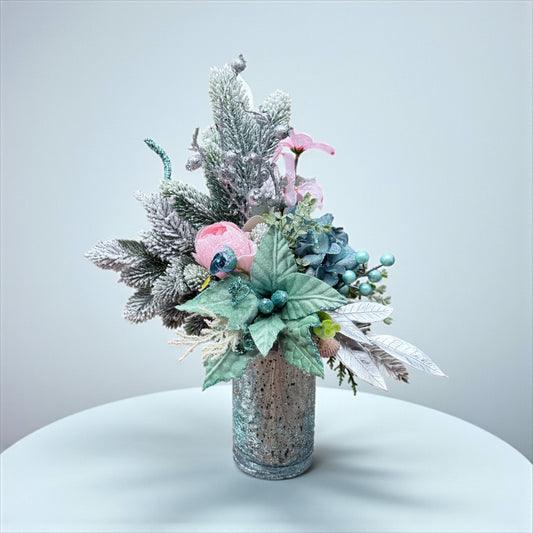 Coastal Christmas Floral Arrangement