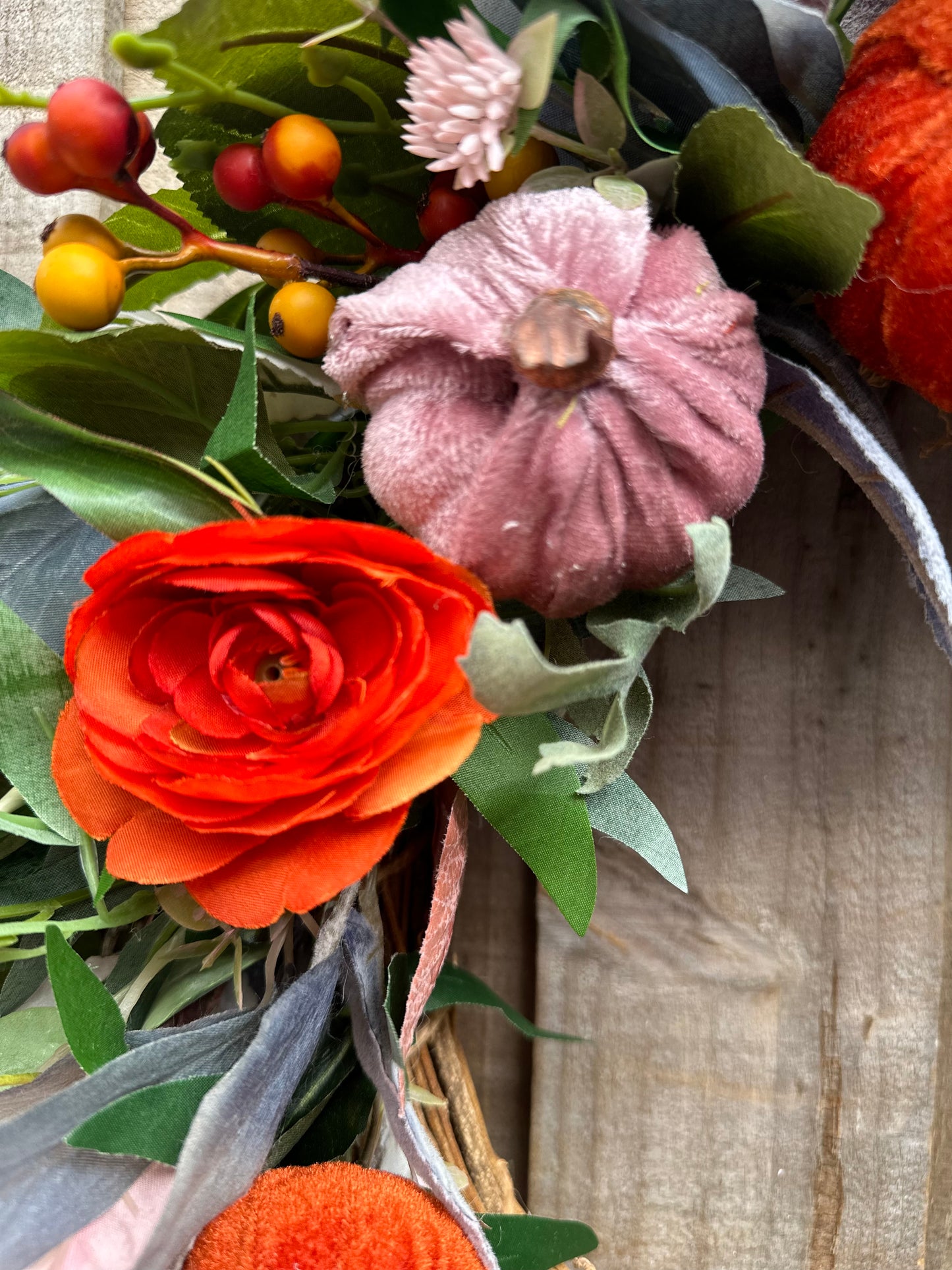 Pumpkin Spice Halloween Wreath