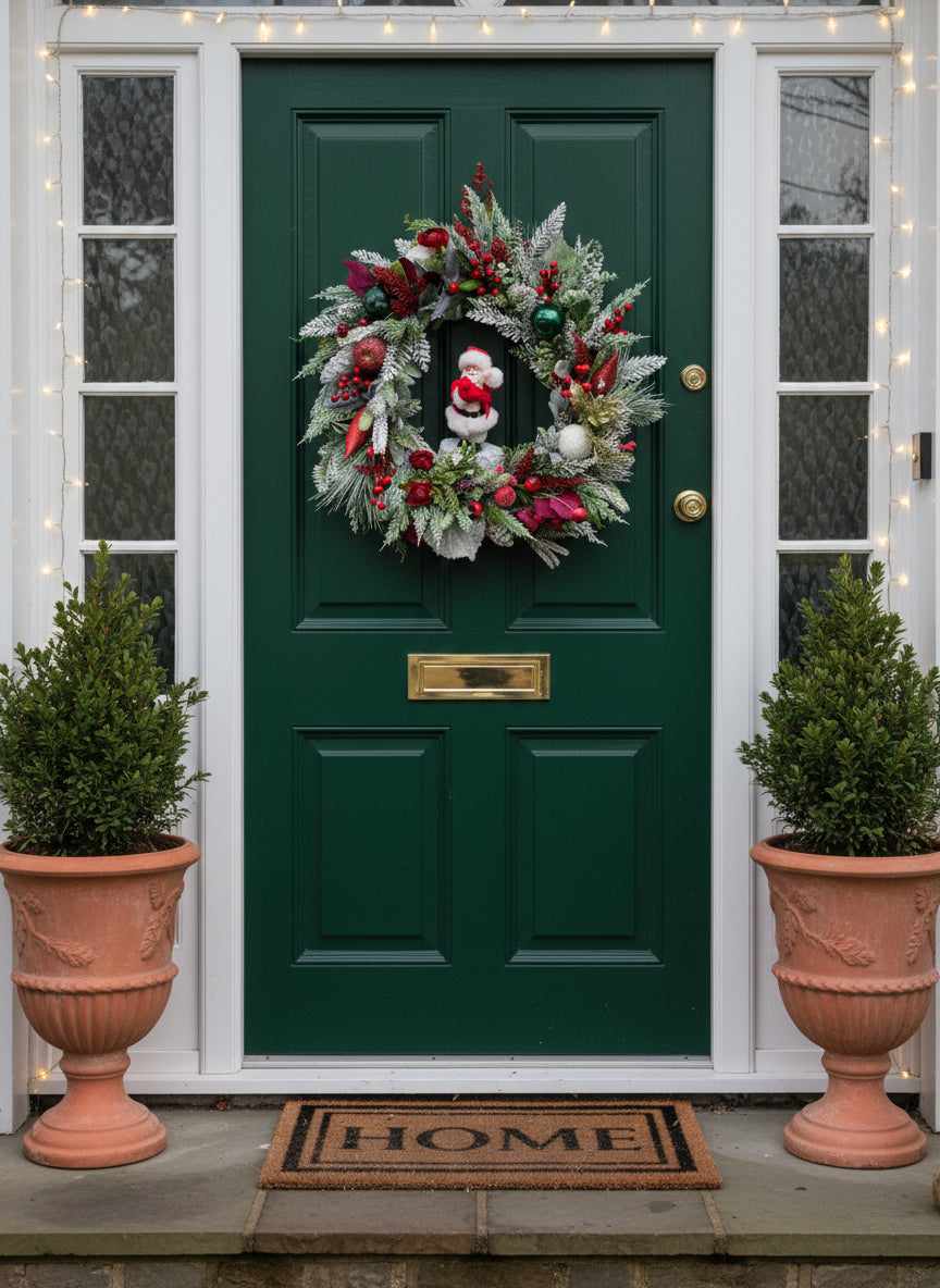Santa’s Winter Garden Christmas Wreath