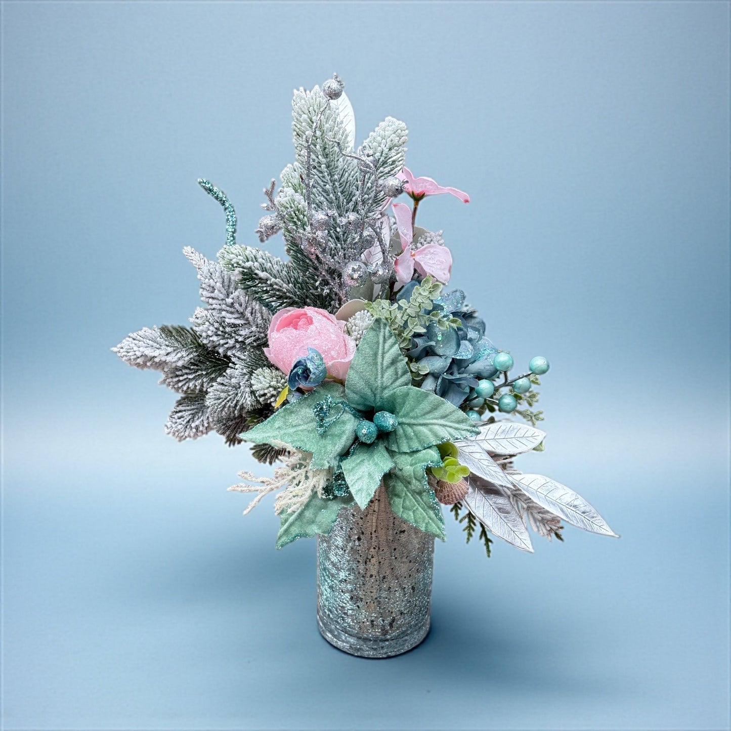 Coastal Christmas Floral Arrangement