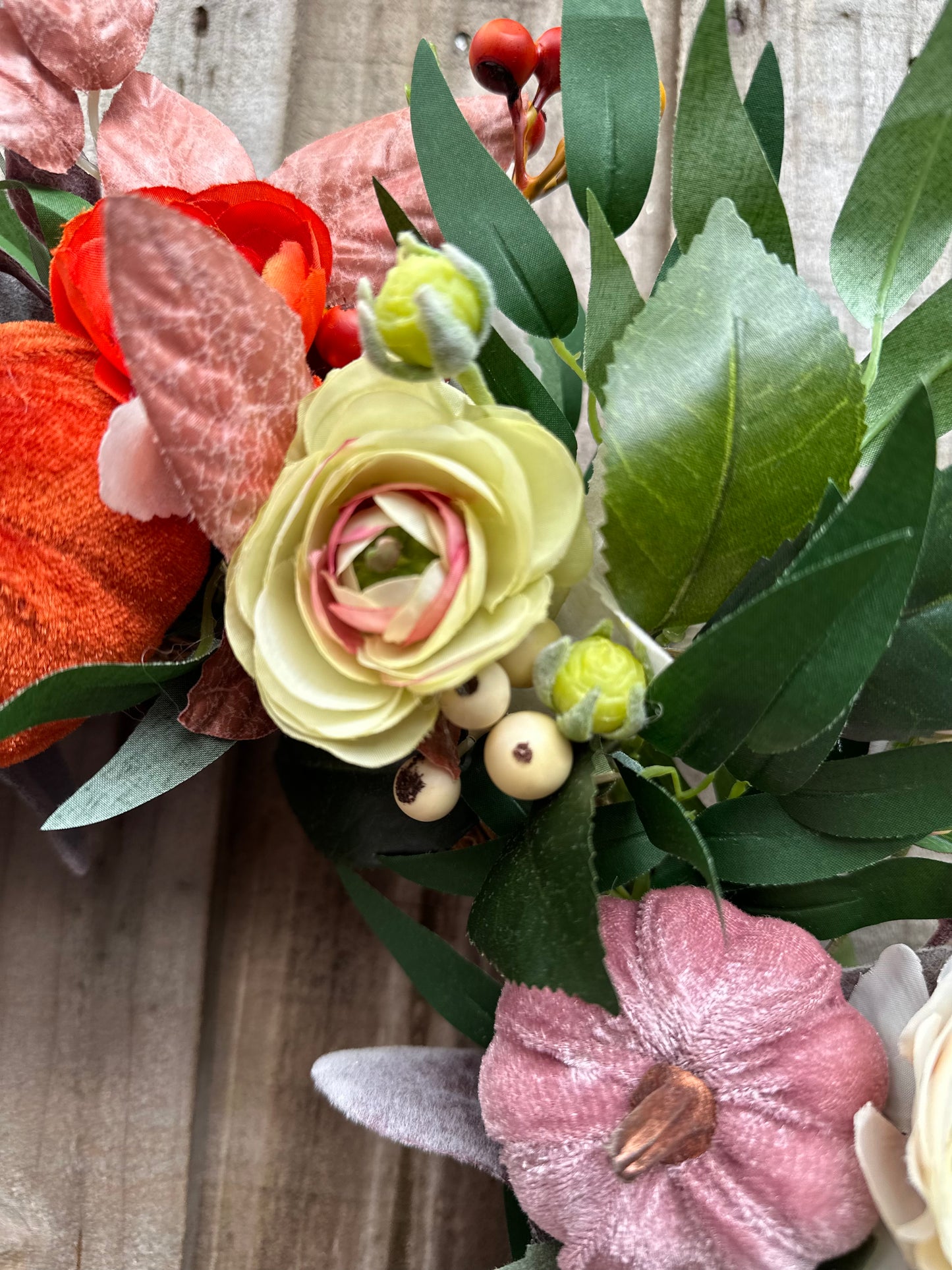 Pumpkin Spice Halloween Wreath