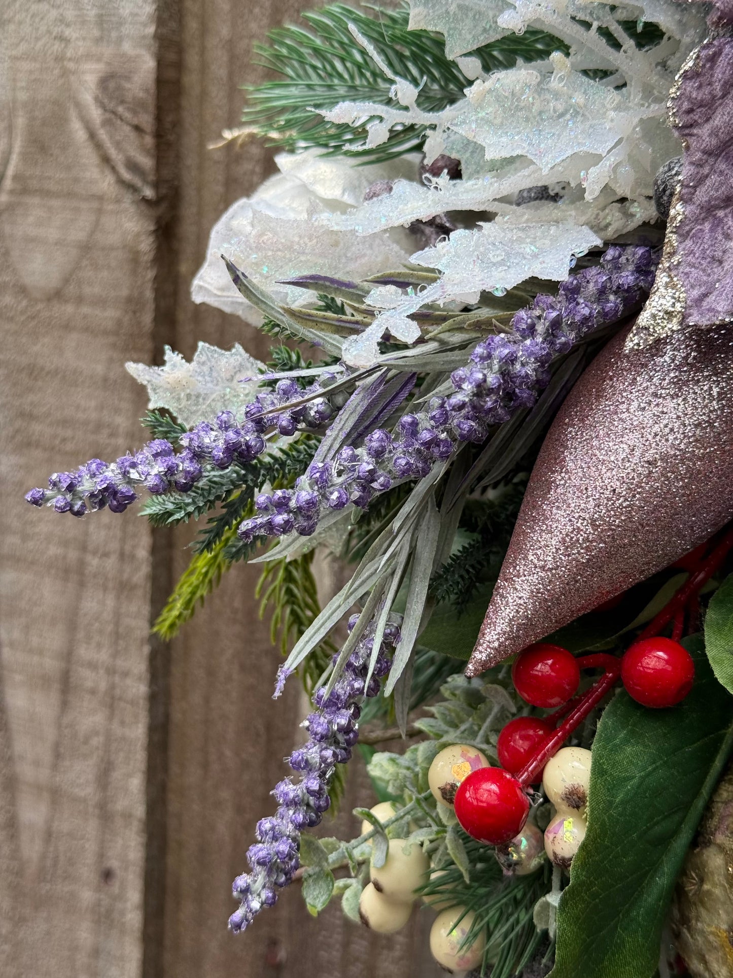 Sugar Plum Vintage Christmas Wreath