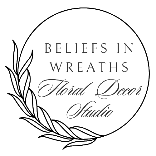 Beliefs in Wreaths Decor Studio logo
