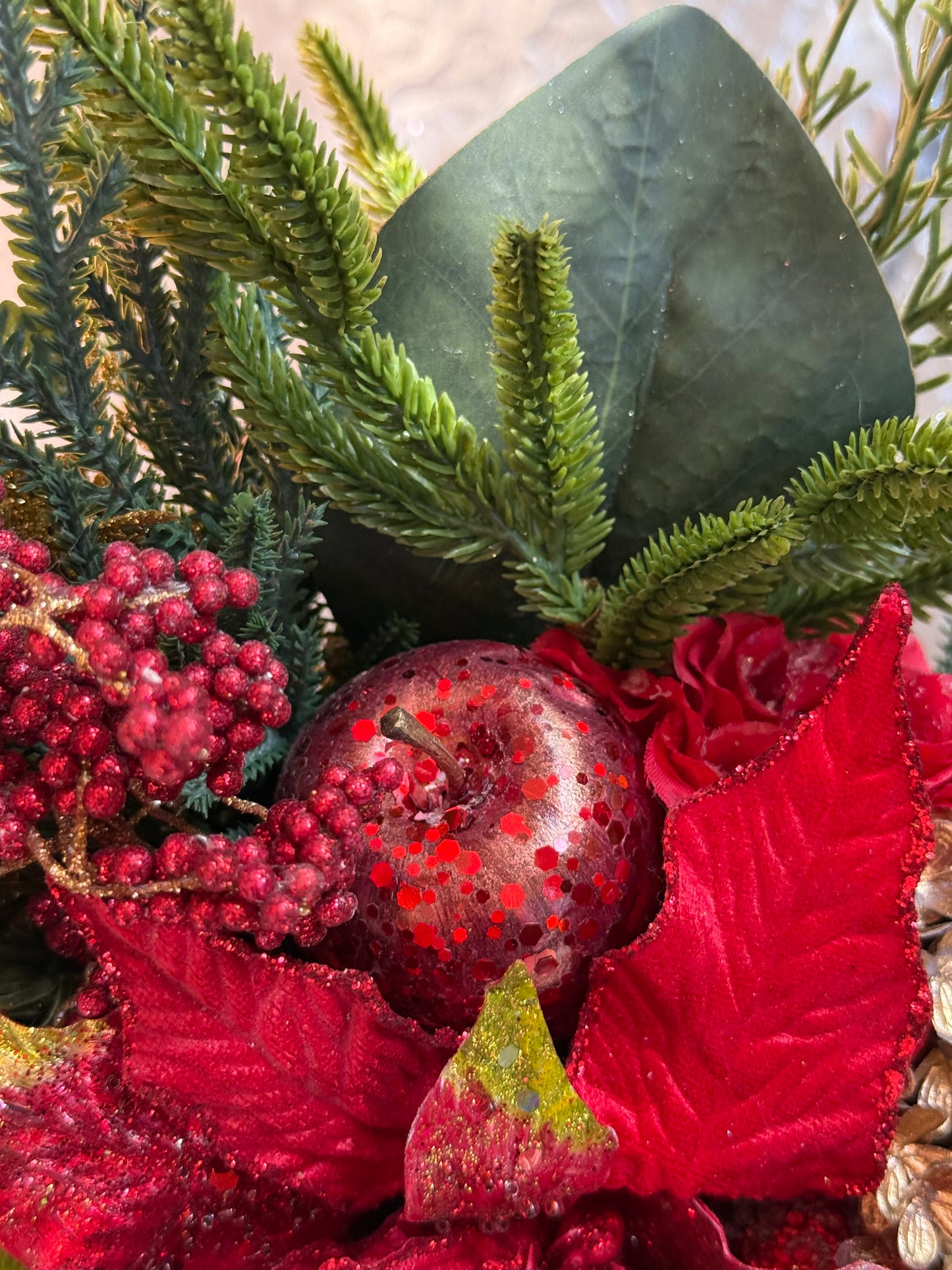 Holiday Berry & Bloom Christmas Arrangement