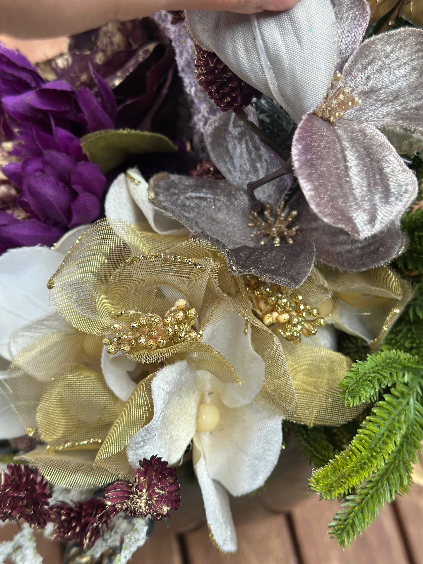 Sugar Plum Elegance Floral Arrangement