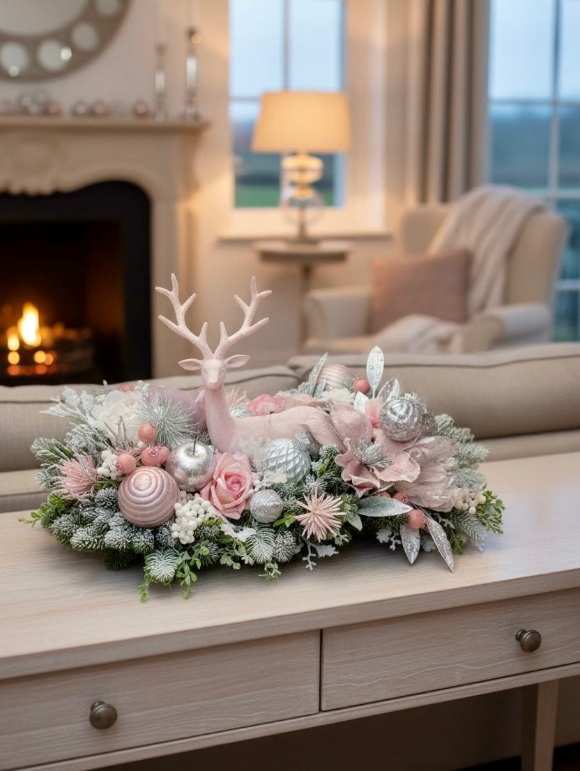 Frozen Petal Christmas Arrangement